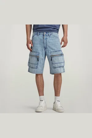 G-Star Denim Cargo Loose Shorts - - Men