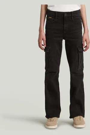 G-Star Girls Strace Straight Cargo Jeans - - girls