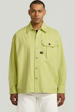 G-Star Pleated Boxy Shirt Long Sleeve - - Men