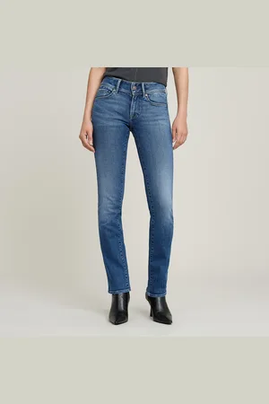 G-Star Midge Slim Straight Jeans - - Women