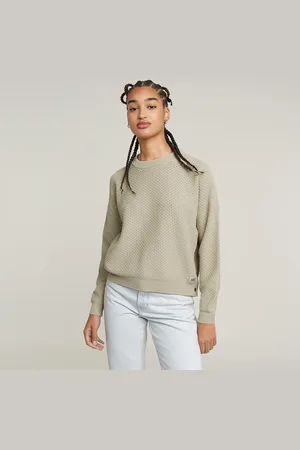 G-Star Overdyed Structure Knitted Sweater - - Women