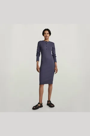 G-Star Henley 1\2 Dress - - Women