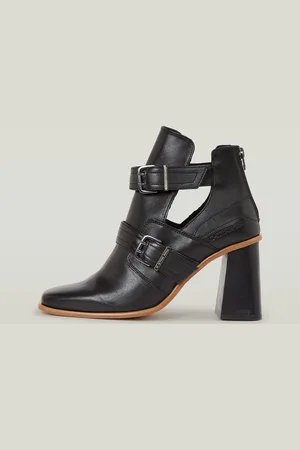 G-Star Ringer Mid Strap Leather Boots - - Women