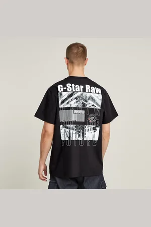 G-Star Barcode Back Graphic Loose T-Shirt - - Men
