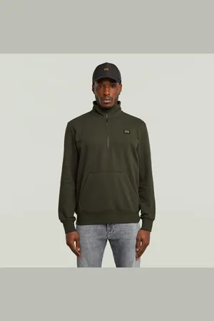 G-Star Half Zip Sweater Label Badge - - Men