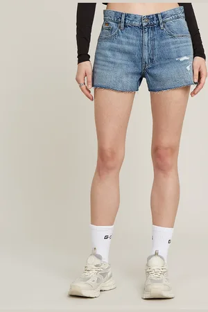 G-Star True Denim Shorts Raw Edge - - Women