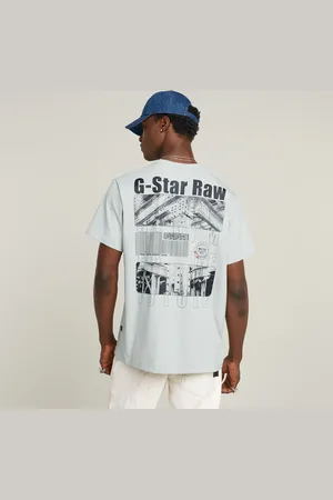 G-Star Barcode Back Graphic Loose T-Shirt - - Men