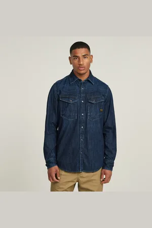 G-Star Slim Denim Shirt - - Men