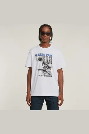 G-Star Stairs Graphic Loose T-Shirt - - Men