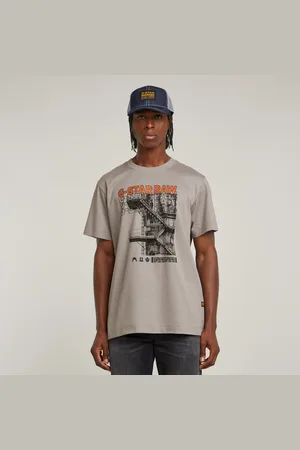 G-Star Stairs Graphic Loose T-Shirt - - Men
