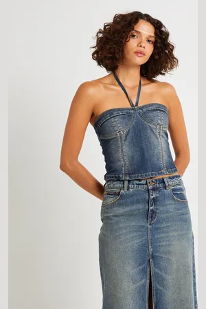 ABrand 00 Denim Top Zendaya