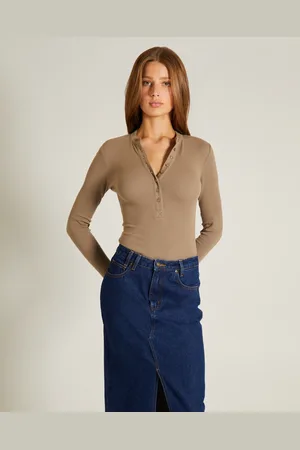 General Pants Button Front Long Sleeve Bodysuit