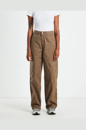 Dr Denim Donna Cargo Pants Walnut