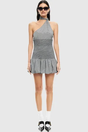 Lioness Un Tutu Mini Dress Onyx Gingham