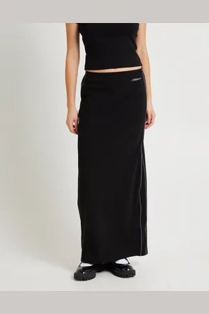 Insight Pitch Piped Maxi Jersey Skirt