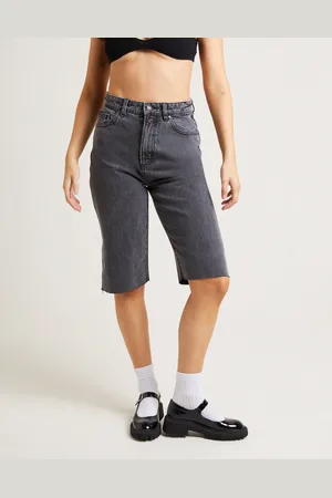 NEUW Sade Denim Jorts in Ash