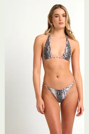 Jaded London Neya Micro Halter Whipstitch Bikini Top