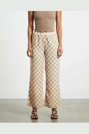 SNDYS Candice Pants in Check Print