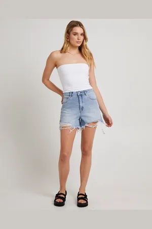 ABrand Venice Denim Shorts Cindy Rip