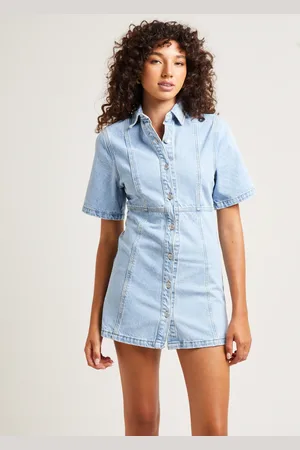 Insight Rio Denim Mini Dress Fade