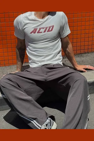 ABrand Cropped Acid T-Shirt