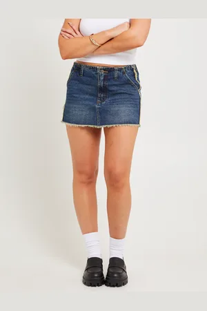 Insight Manilla Denim Mini Skirt