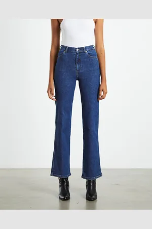 Dr Denim Moxy Straight Jeans Cape Dark Plain