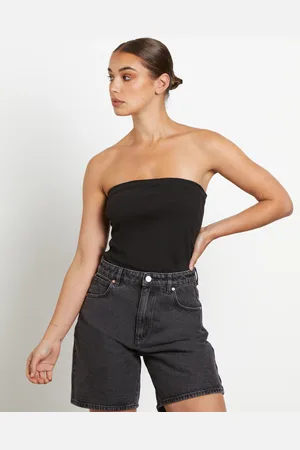ABrand Heather Long Line Bandeau in