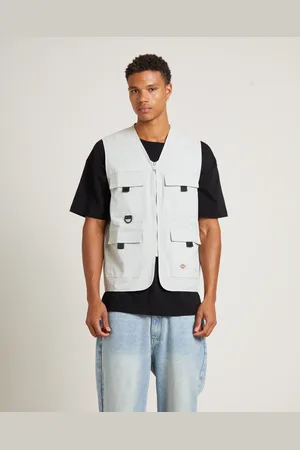 Dickies Angleton Vest in Pebble