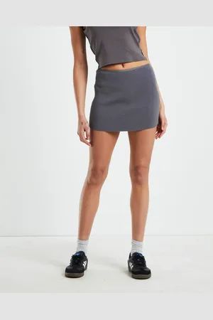 Insight Echo Rib Mini Skirt in