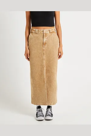Dickies 874 Denim Maxi Skirt Desert Sand