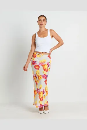 STUDIO Rosalia Print Maxi Skirt in
