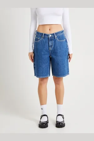 Lee 90s Mid Baggy Carpenter Denim Shorts Faithless