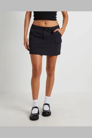 Insight Resurgence Tech Cargo Mini Skirt in Pitch