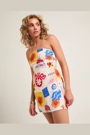 Subtitled Vacanza Strapless Dress