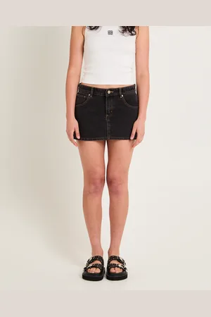 ABrand 99 Low Denim Skirt Cara