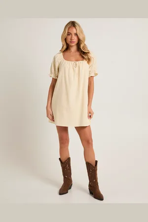 Subtitled Nelson Smock Beach Mini Dress