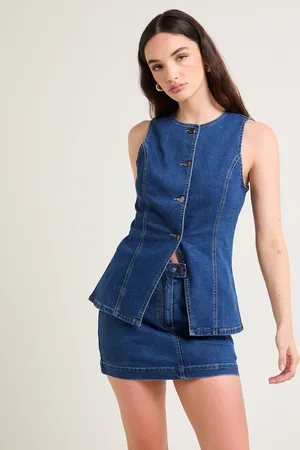 Subtitled Harper Denim Vest