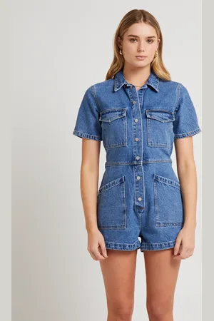 ABrand Short Denim Coverall Chantell