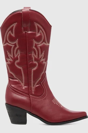 Therapy Clayton Western Boot Cherry