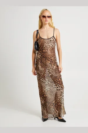 Alice In The Eve Alora Leopard Slip Maxi Dress