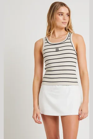 Subtitled Centre Tank Top