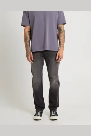 NEUW Lou Straight Denim Jeans Argent