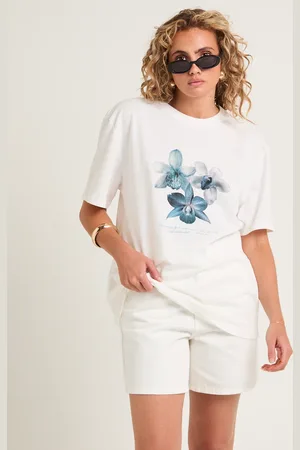 Alice In The Eve Orchids & Moonlight Oversized T-Shirt