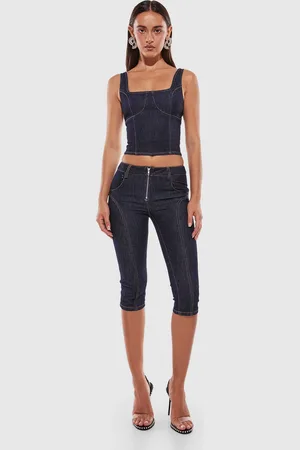 BY.DYLN Hannah Capri Denim Pants