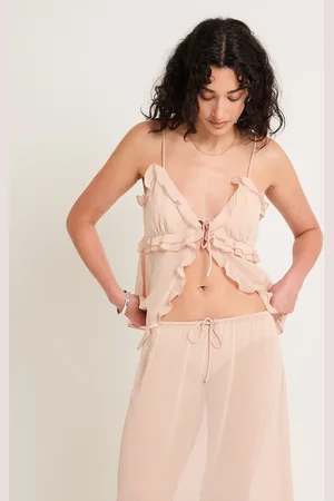 Subtitled Sutton Boho Sheer Cami Top