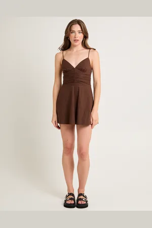 Subtitled Josie Tie Shoulder Mini Dress