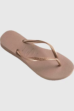 Havaianas Slim Thongs Metallic Rose