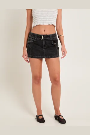 Insight Roxy Mini Denim Skirt