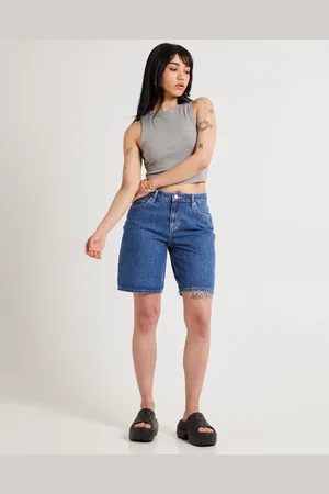 Lee Mid Baggy Denim Shorts